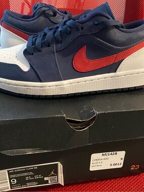 Nike Air Jordan 1 Low SE - Navy/Red/White
